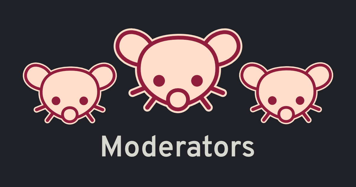 Guides for Moderators
